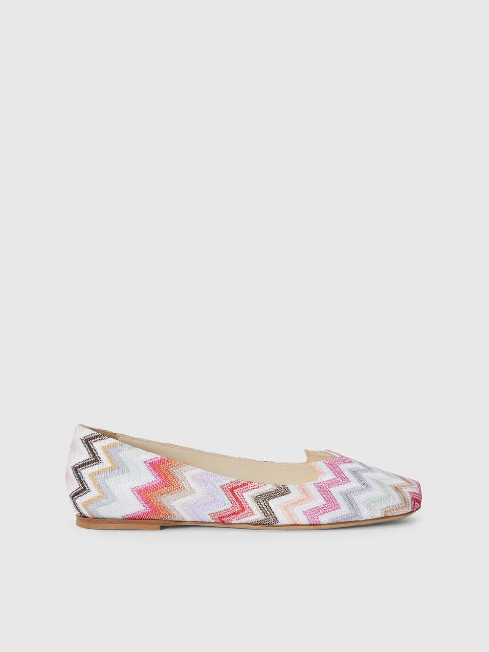 M Missoni Ballerine in tessuto chevron Enormi sconti