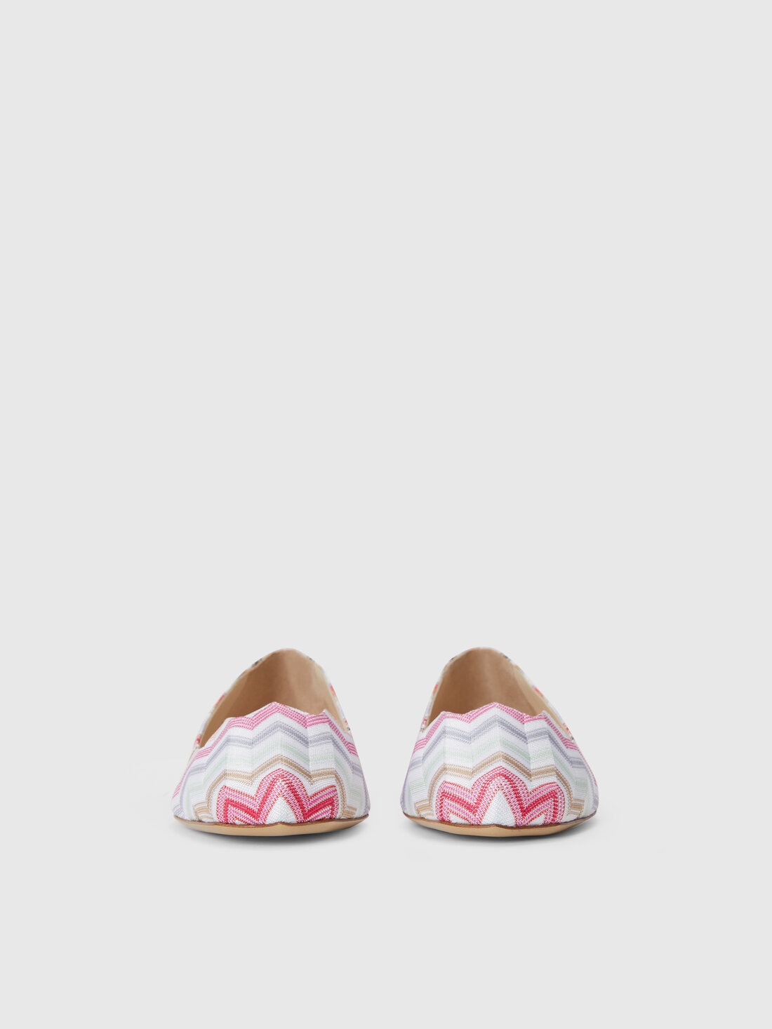 M Missoni Ballerine in tessuto chevron Enormi sconti