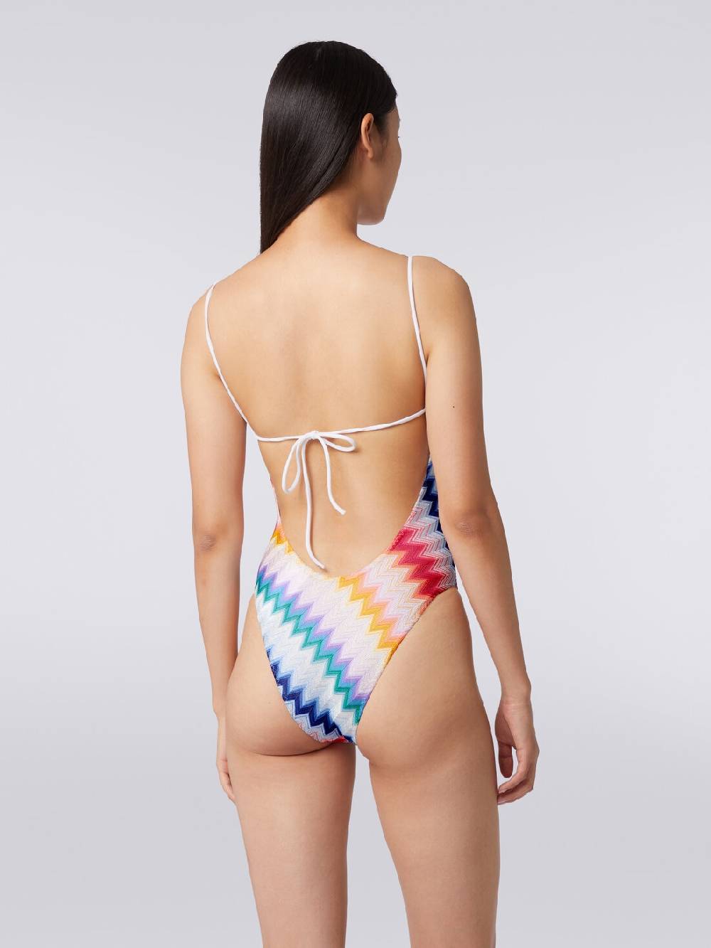 M Missoni Costume intero zig zag con lurex Sconti questo mese