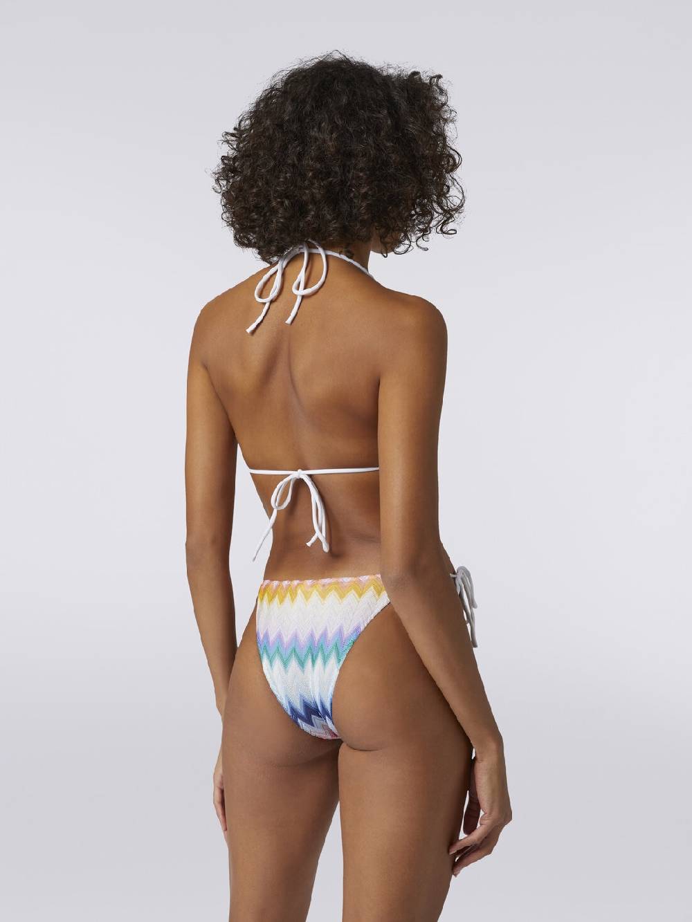 M Missoni Bikini in misto viscosa sfumata zig zag con lurex Italia
