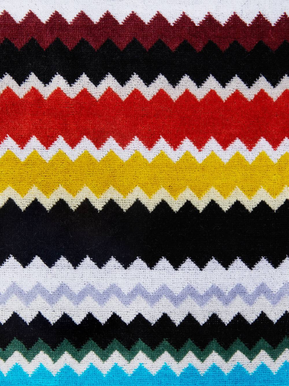 M Missoni Telo mare 100x180 cm Curt in spugna di cotone zig zag Vendita