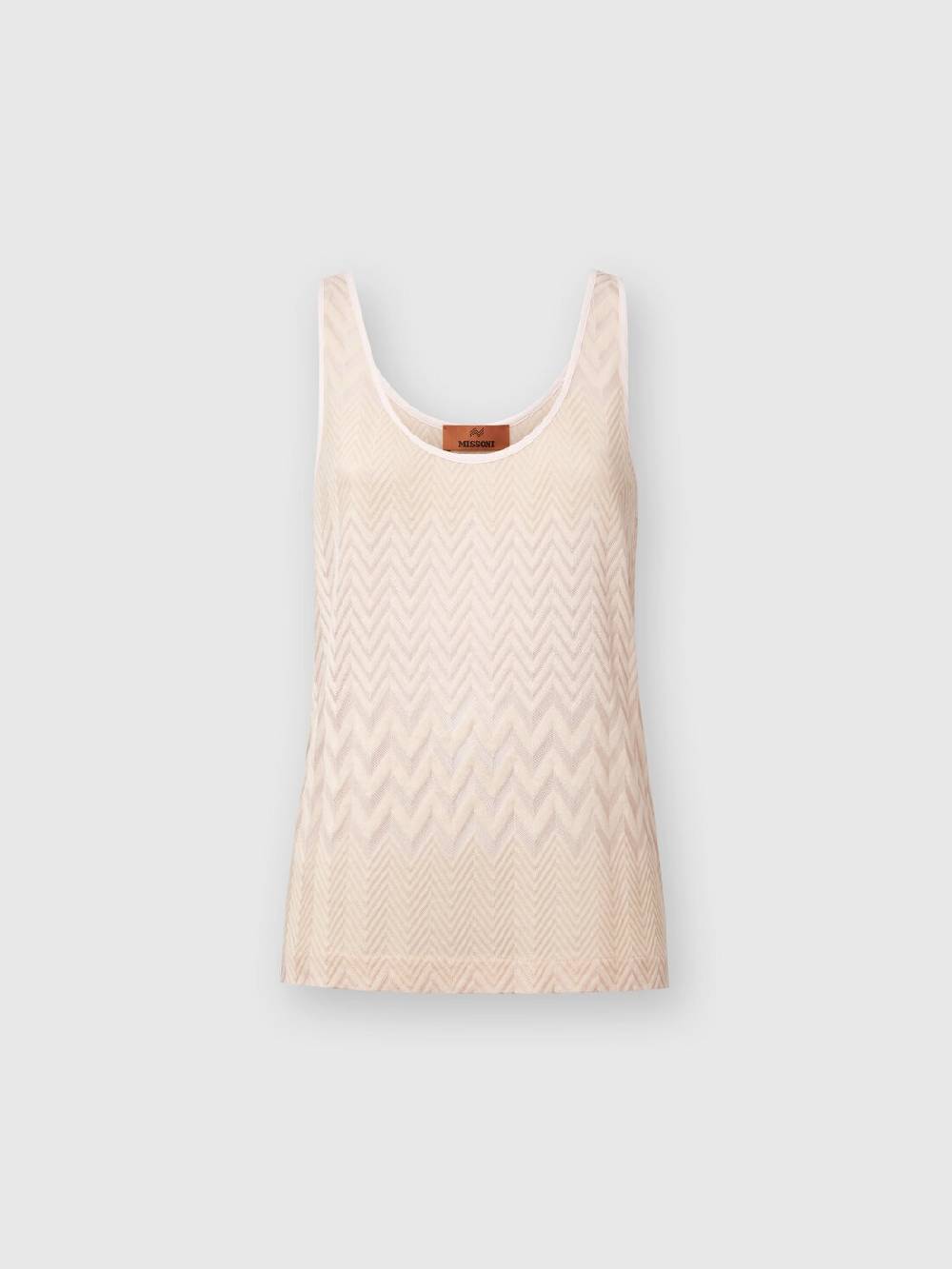 M Missoni Canottiera in maglia di viscosa e cotone zig zag Qualità Garantita