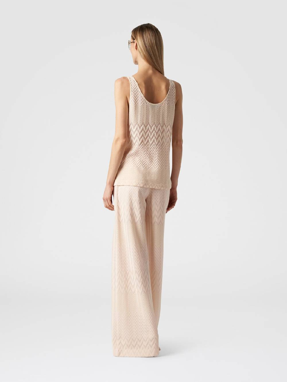 M Missoni Canottiera in maglia di viscosa e cotone zig zag Qualità Garantita