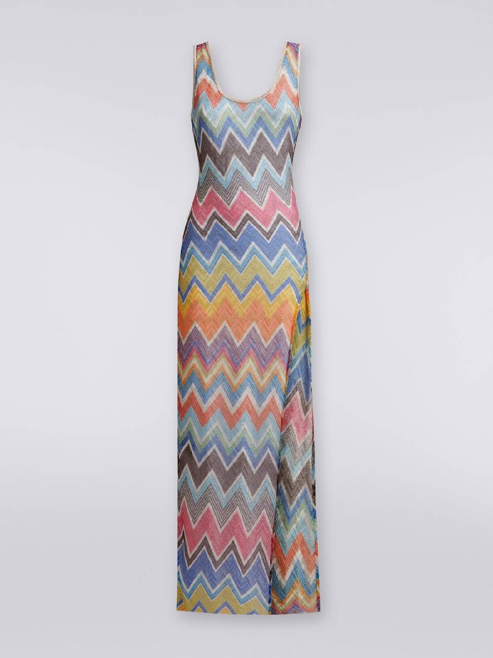M Missoni Copricostume lungo stampa zig zag con lurex Presa