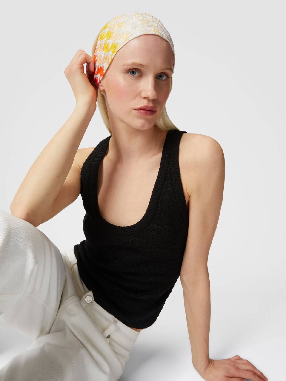 M Missoni Fascia in viscosa con lurex Nuova