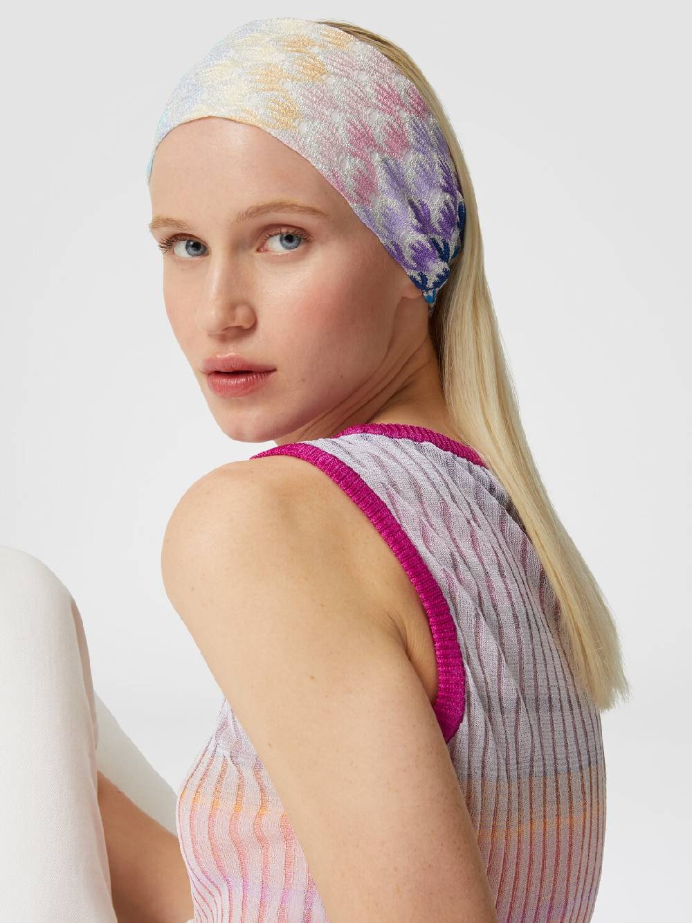 M Missoni Fascia in viscosa con lurex Moda