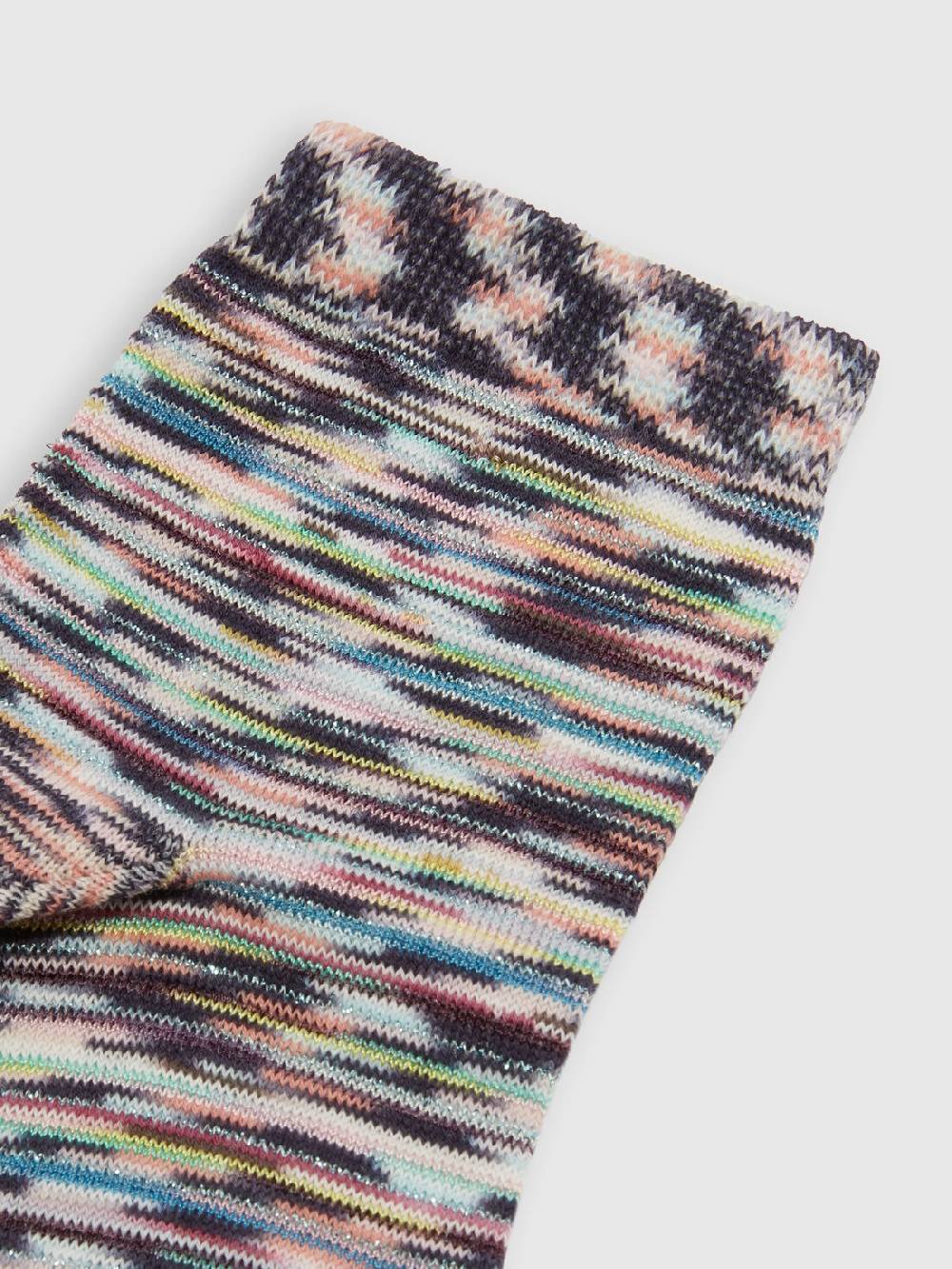 M Missoni Calze in maglia di cotone e viscosa fiammata Sconto di tempo limitato