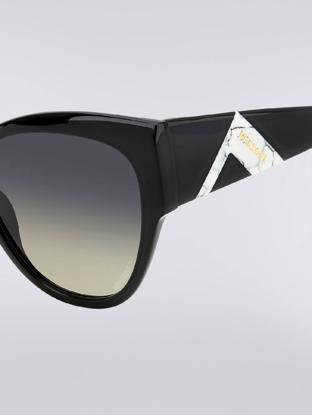 M Missoni Occhiali da sole con montatura stondata e inserto logo a contrasto Flash Sale