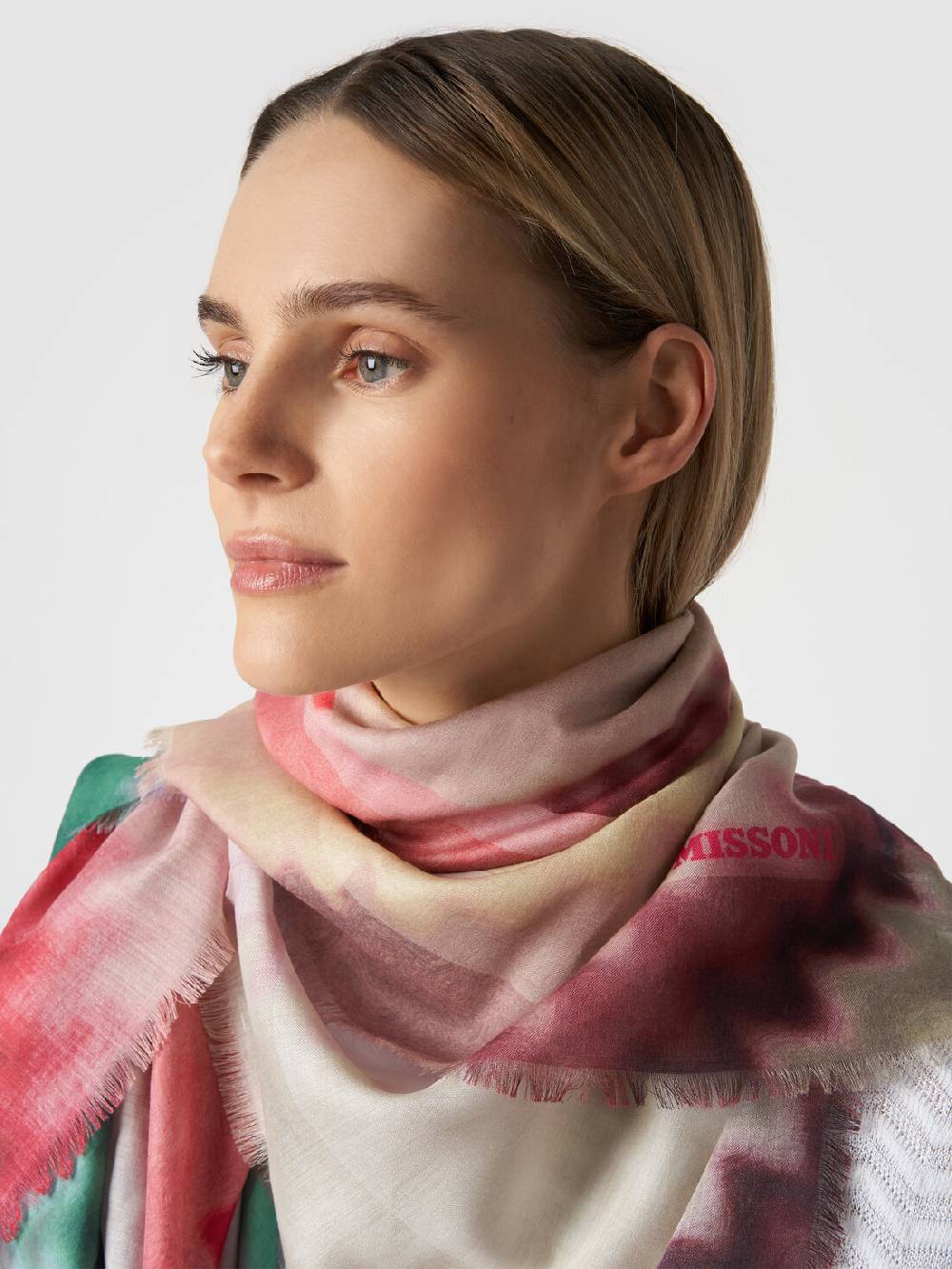 M Missoni Scialle in modal e seta con motivo zig zag Shopping online