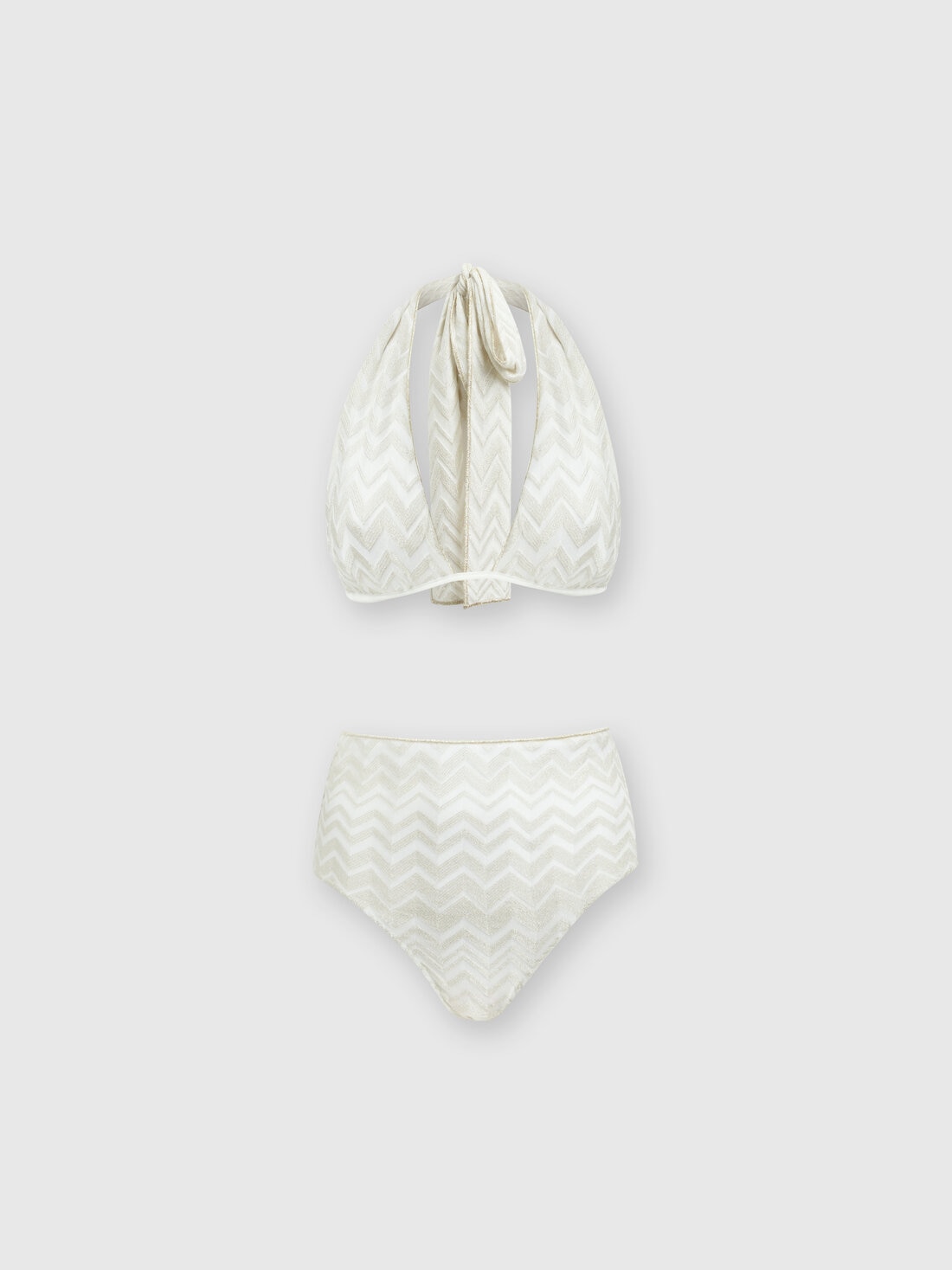 M Missoni Bikini in misto viscosa chevron tono su tono con lurex Offerta Pasqua