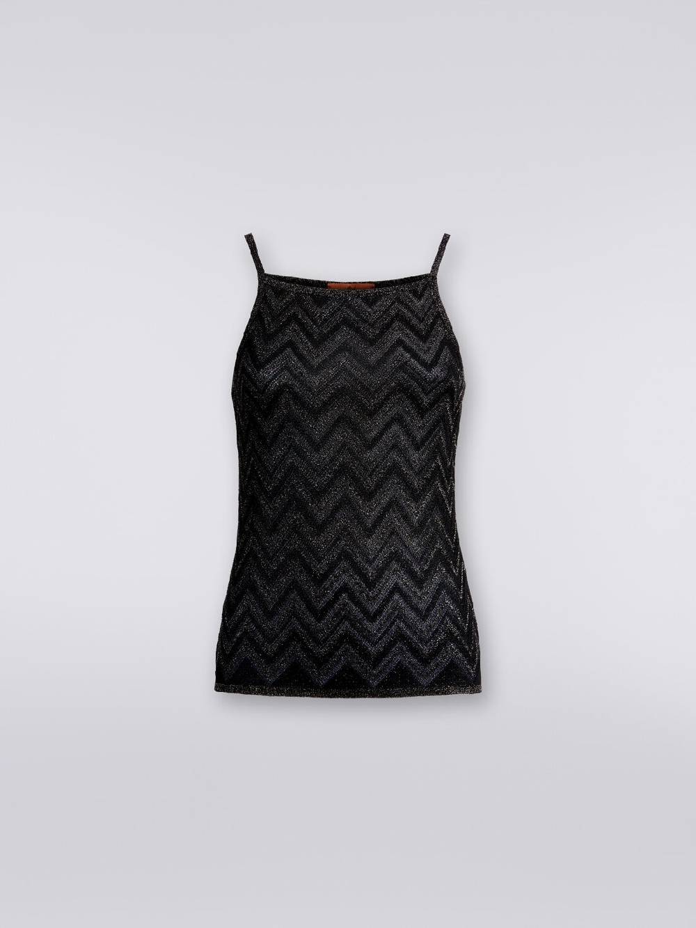 M Missoni Canottiera in maglia chevron lamé Offerta migliore