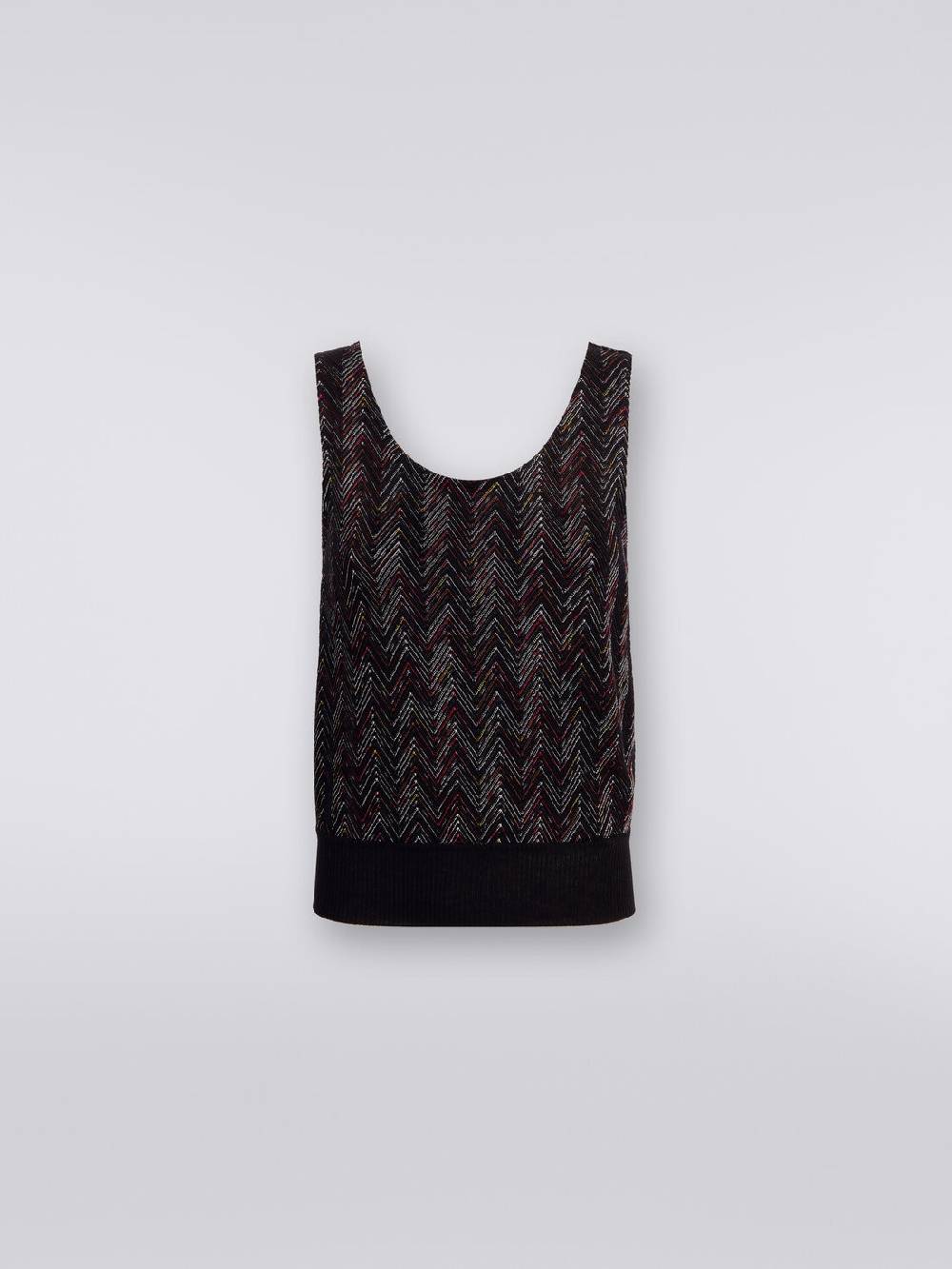 M Missoni Canottiera in maglia di lana viscosa zig zag Latest fashion