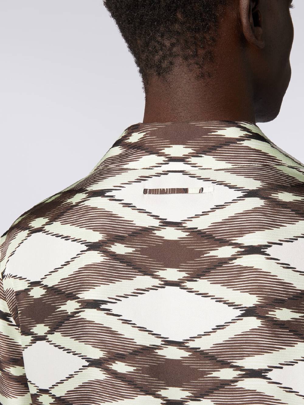M Missoni Camicia a maniche corte modello bowling in seta stampata Online Outlet