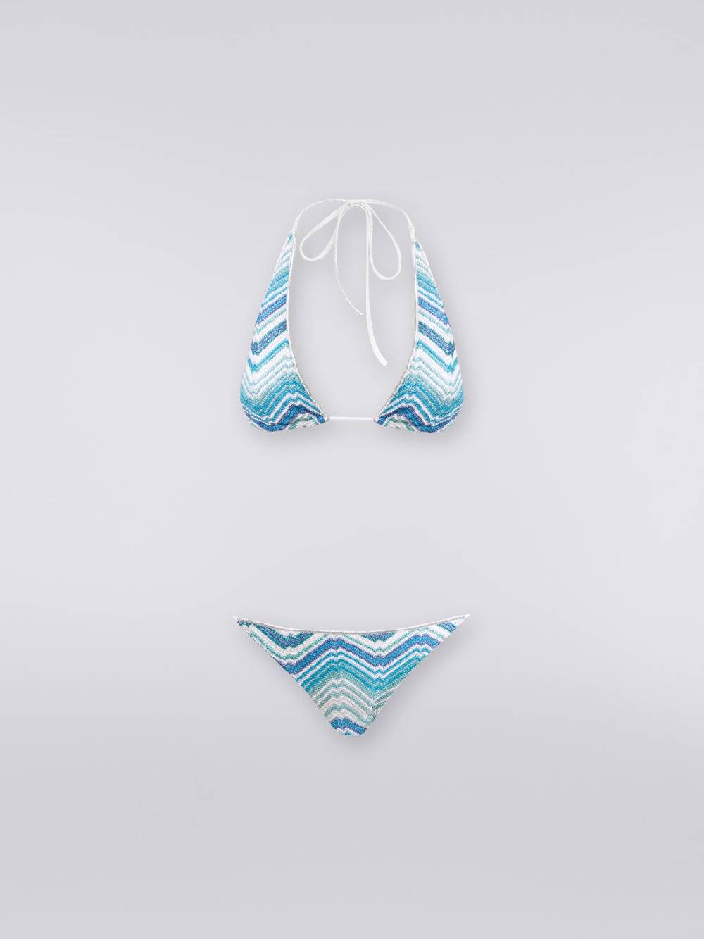 M Missoni Bikini in misto viscosa chevron con lurex Lightning offer