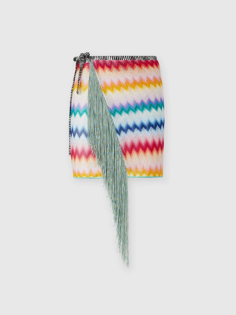 M Missoni Pareo in viscosa chevron con lurex Nuovi prodotti