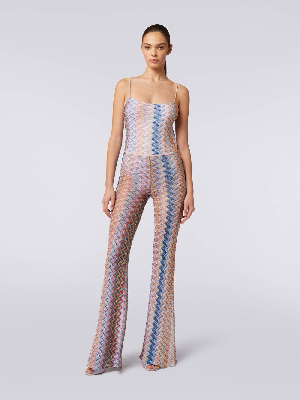 M Missoni Pantaloni con fondo svasato e lurex Bestseller