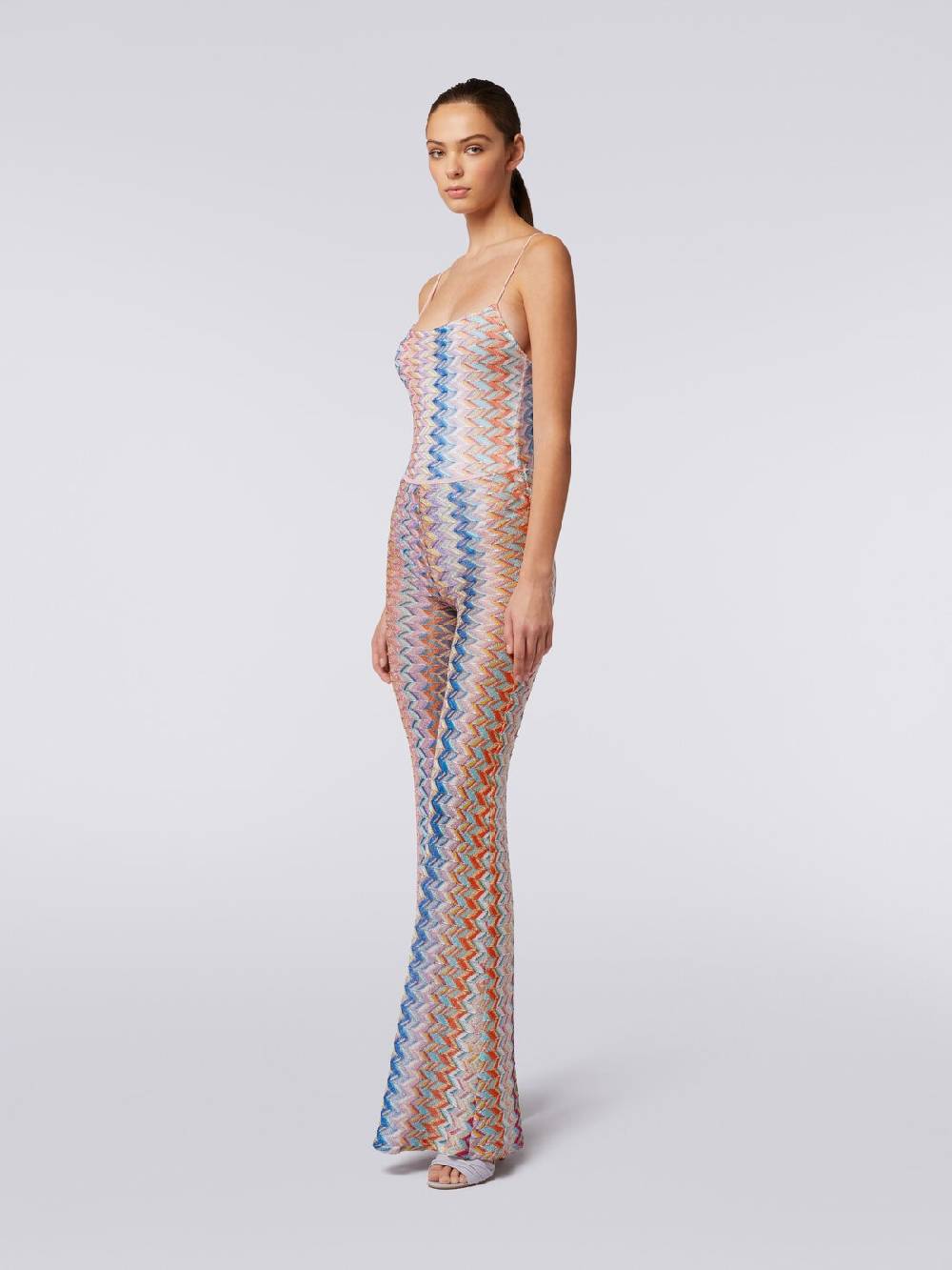M Missoni Pantaloni con fondo svasato e lurex Bestseller