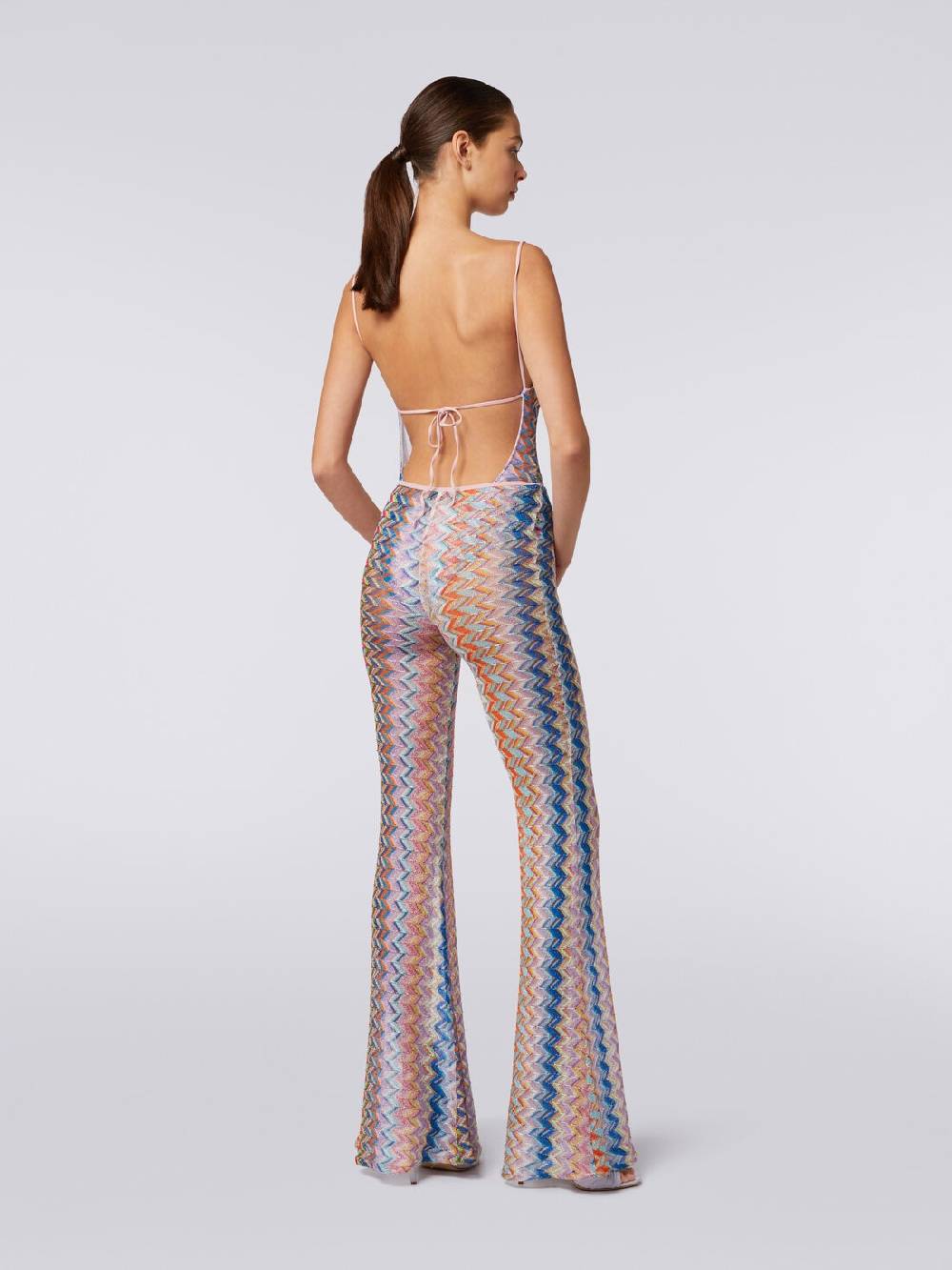 M Missoni Pantaloni con fondo svasato e lurex Bestseller
