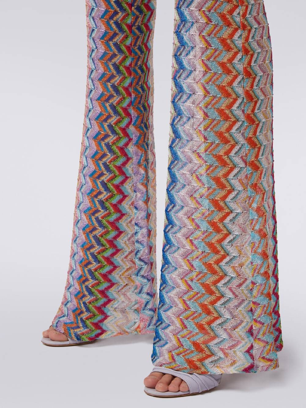 M Missoni Pantaloni con fondo svasato e lurex Bestseller