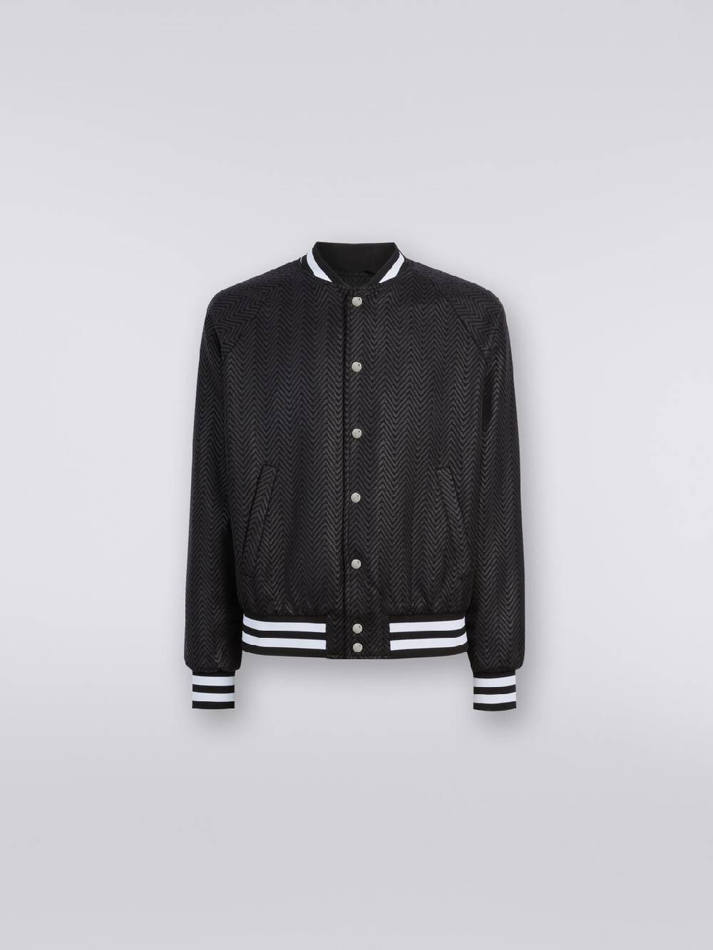 M Missoni Bomber in cotone e viscosa zig zag Prezzo basso