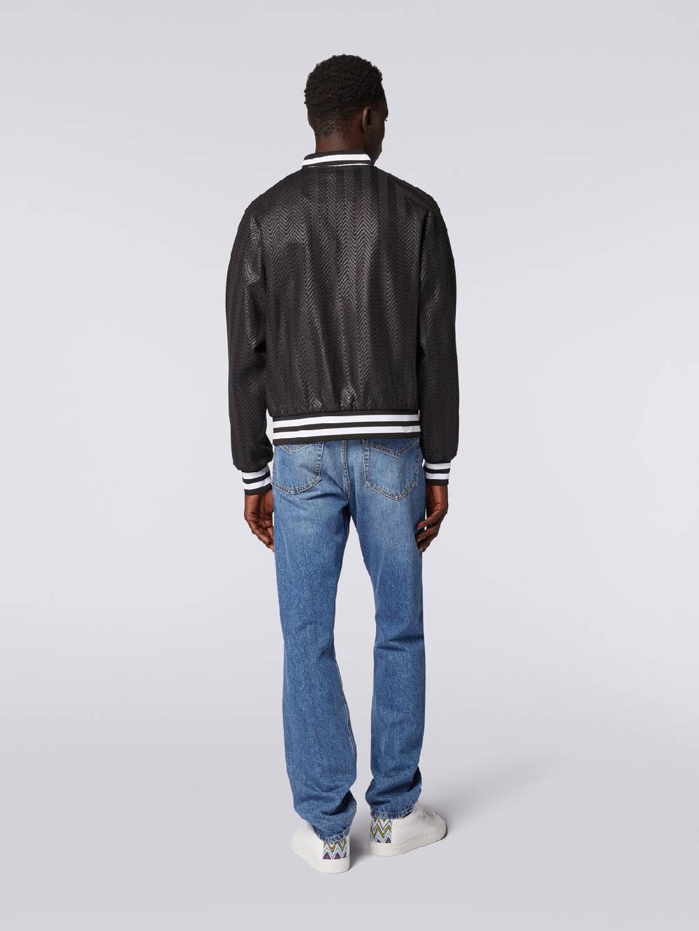 M Missoni Bomber in cotone e viscosa zig zag Prezzo basso