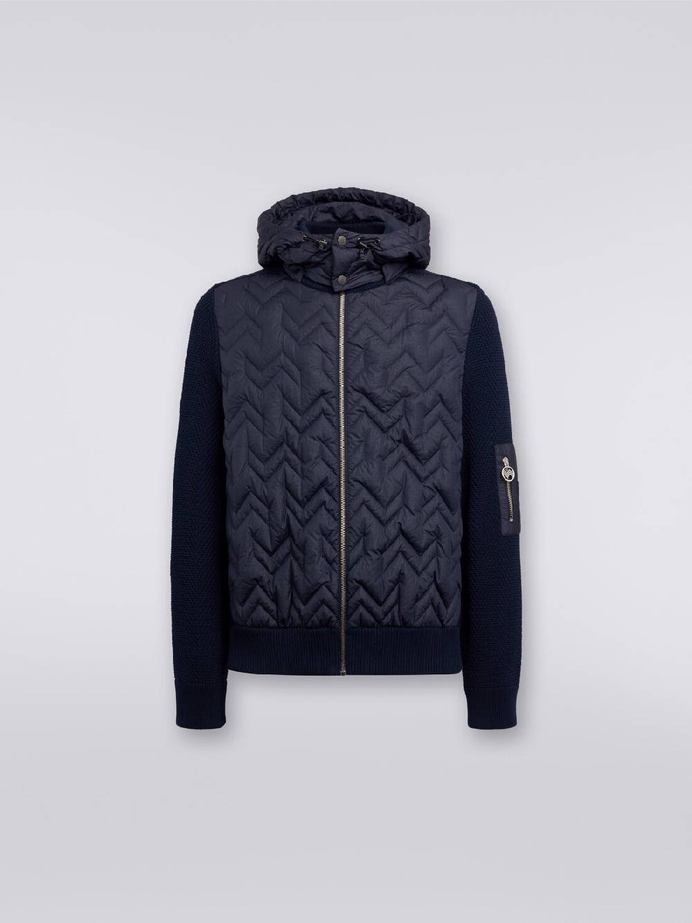 M Missoni Piumino in cotone e nylon con cappuccio Super Saving Price