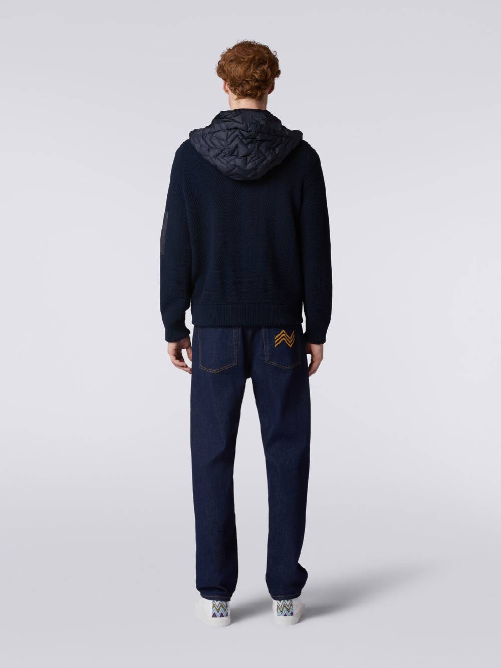 M Missoni Piumino in cotone e nylon con cappuccio Super Saving Price