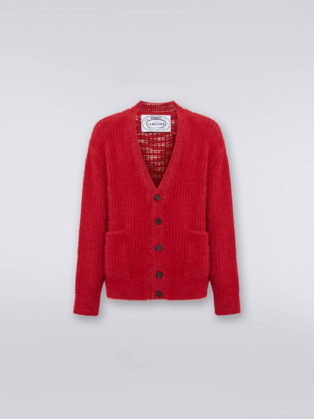 M Missoni Cardigan oversize in misto lana effetto pelo ACQUISTA ORA