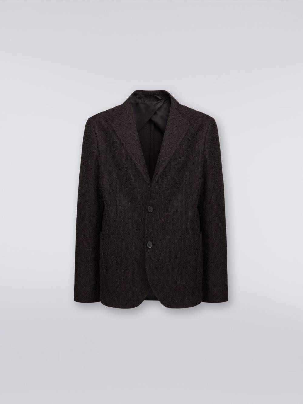 M Missoni Blazer monopetto in cotone chevron Fino al 65% di sconto