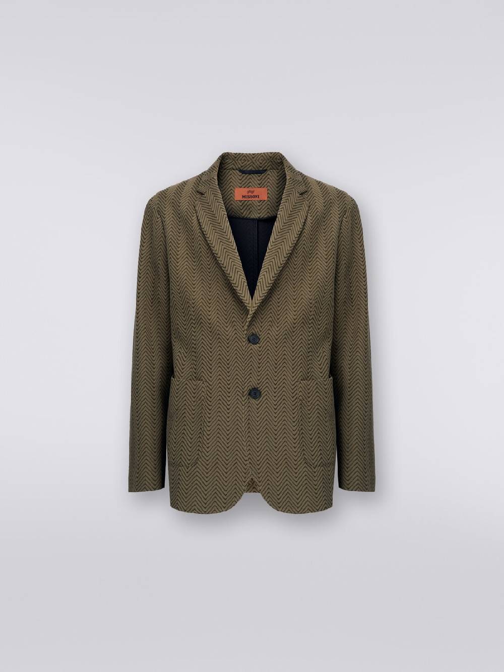 M Missoni Blazer in cotone e viscosa chevron Only for today