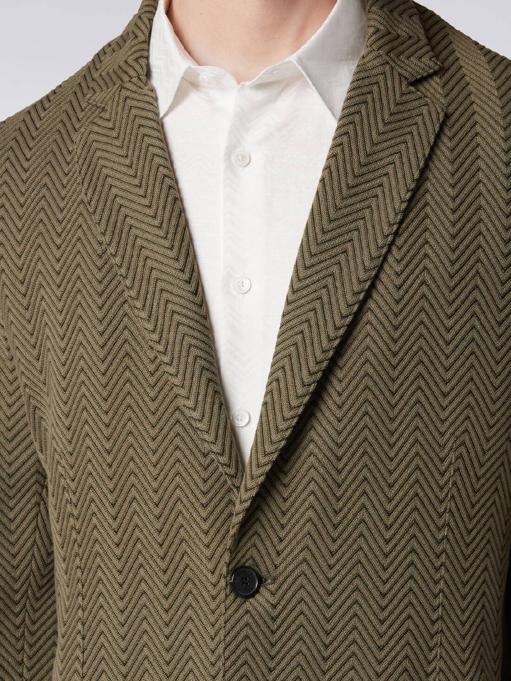 M Missoni Blazer in cotone e viscosa chevron Only for today