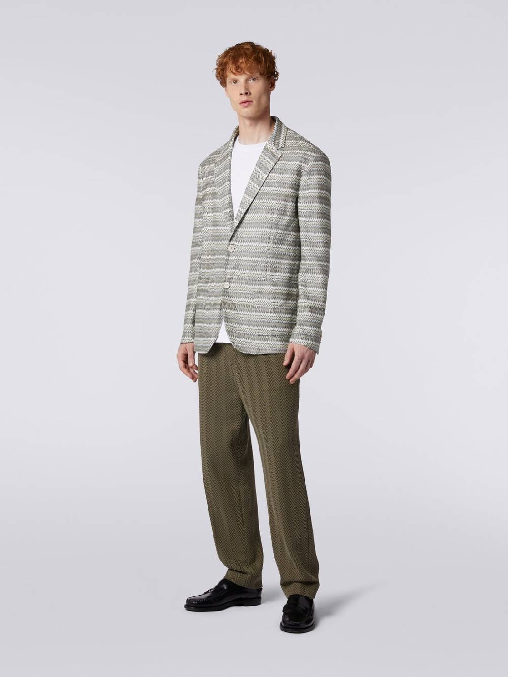 M Missoni Giacca in misto viscosa zig zag Offerta speciale della fabbrica
