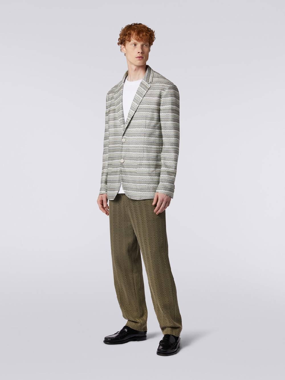 M Missoni Giacca in misto viscosa zig zag Offerta speciale della fabbrica