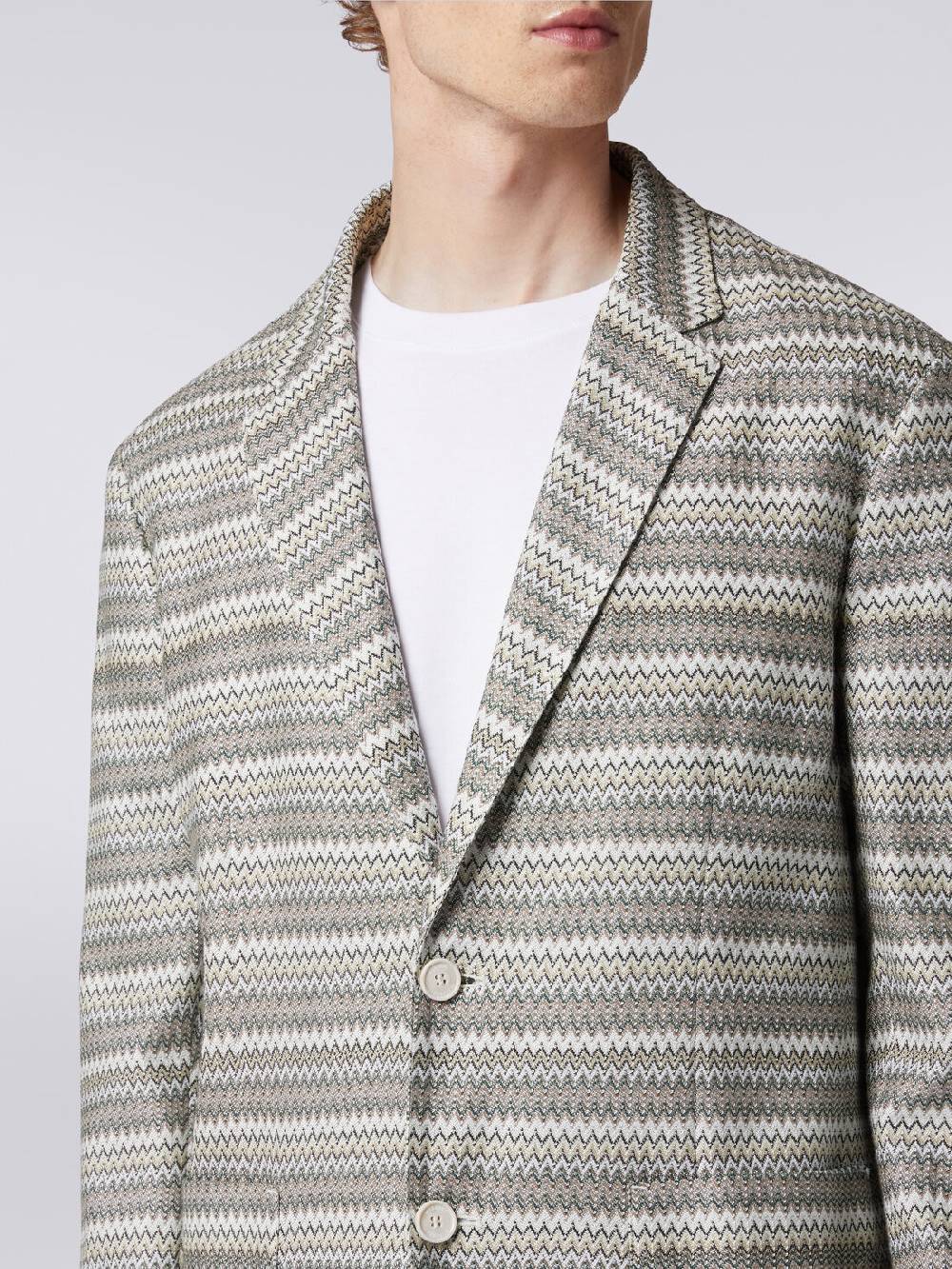 M Missoni Giacca in misto viscosa zig zag Offerta speciale della fabbrica