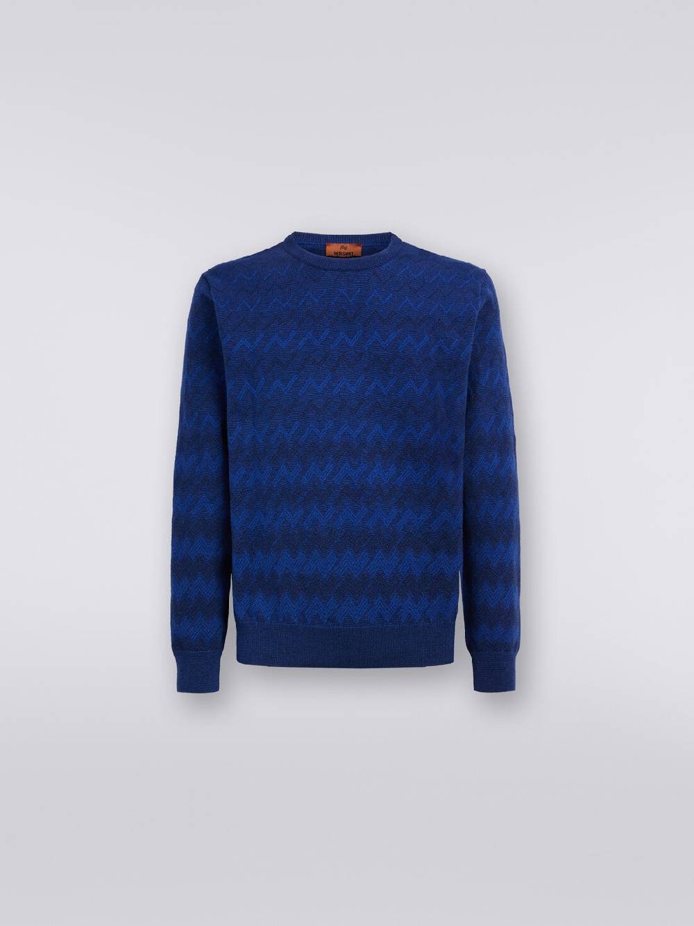 M Missoni Pullover girocollo in cachemire con zig zag Enormi sconti