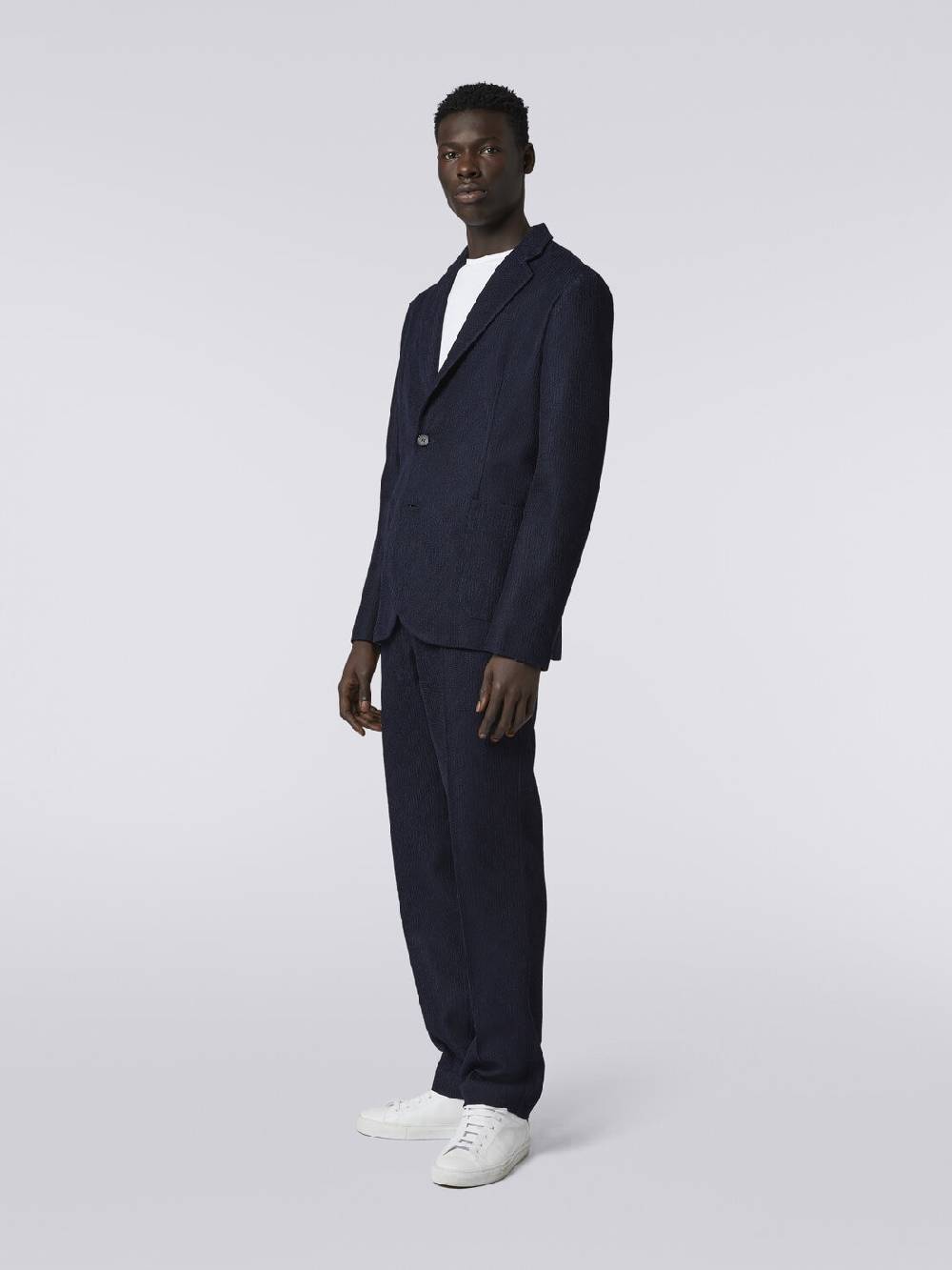 M Missoni Pantaloni chino in cotone chevron Italy