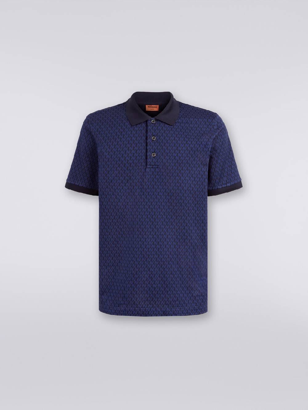 M Missoni Polo a maniche corte in cotone Pezzi Unici