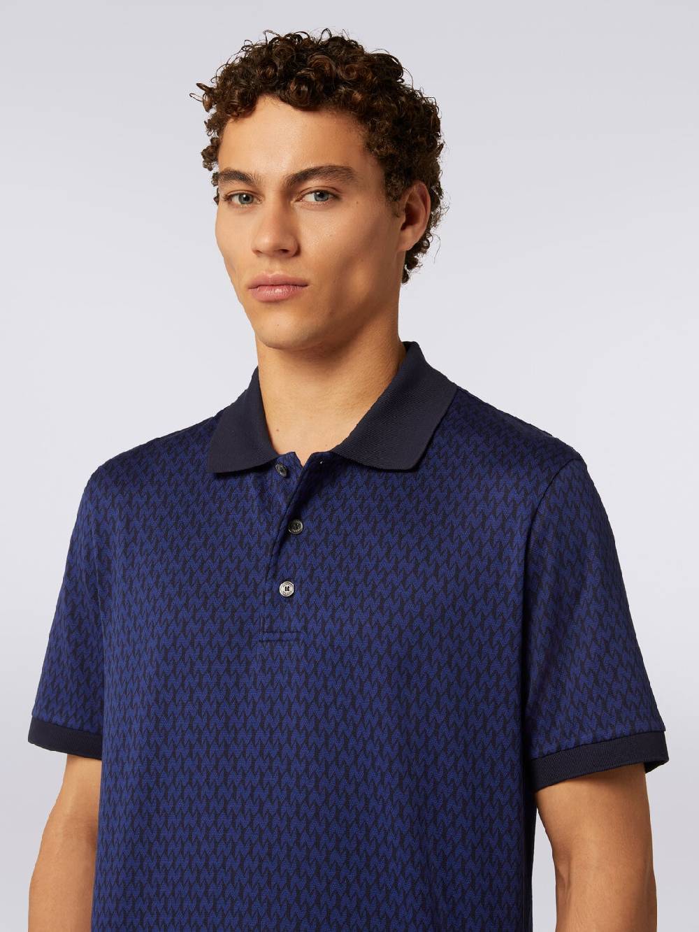 M Missoni Polo a maniche corte in cotone Pezzi Unici