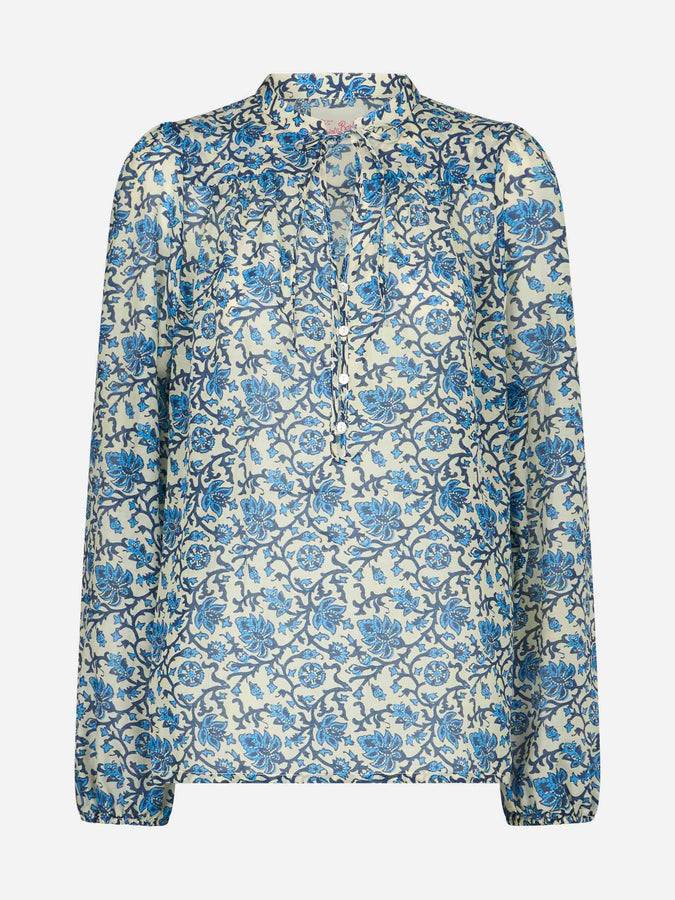 Mc2 Saint Barth Blusa da donna in voile di seta Harper Lightning offer