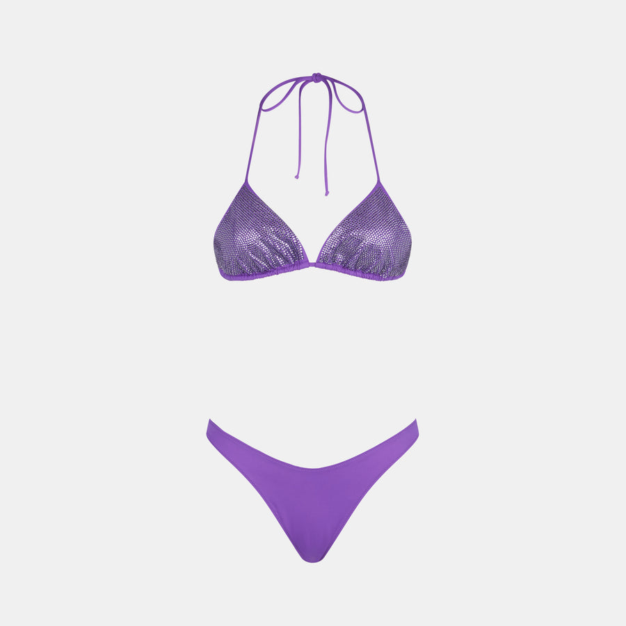 Mc2 Saint Barth Bikini da donna a triangolo con strass Grande vendita