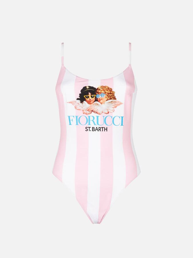 Mc2 Saint Barth Costume Intero Fiorucci Stripes Angels | FIORUCCI EDIZIONE SPECIALE 2025