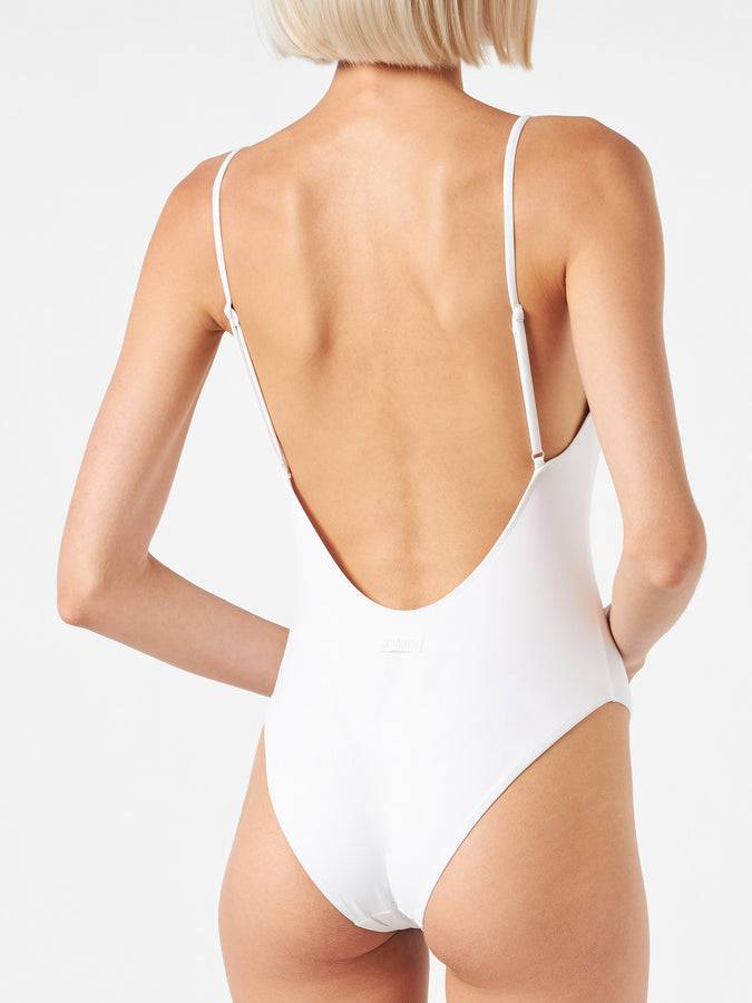 Mc2 Saint Barth Costume intero da donna bianco Soddisfazione Garantita