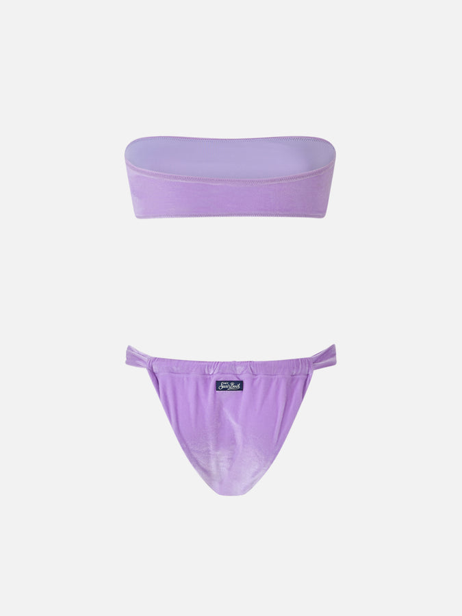 Mc2 Saint Barth Bikini donna a fascia in ciniglia Rebby Noelle Hotsell