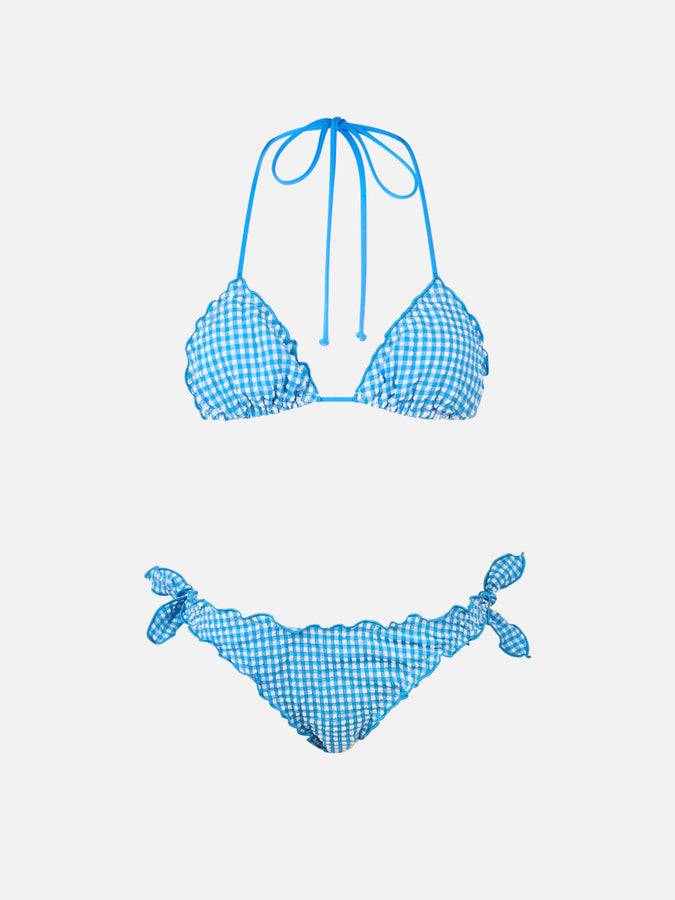 Mc2 Saint Barth Bikini donna classico a triangolo in seersucker Sagittarius Moon I Più Venduti