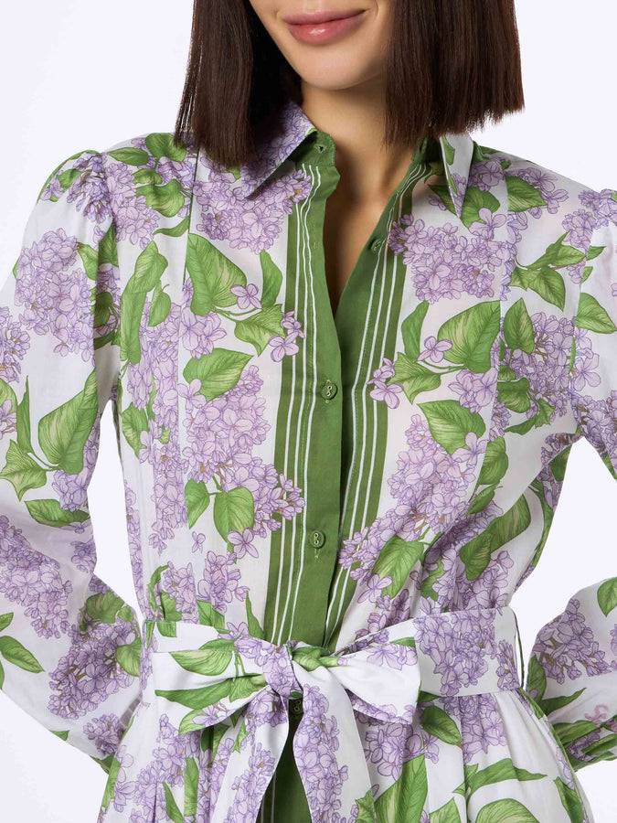 Mc2 Saint Barth Woman cotton dress Jensen with flower print Flash Sale