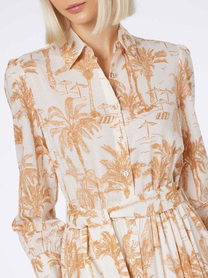 Mc2 Saint Barth Abito da donna in cotone Toile de Jouy Jensen Offerta natalizia