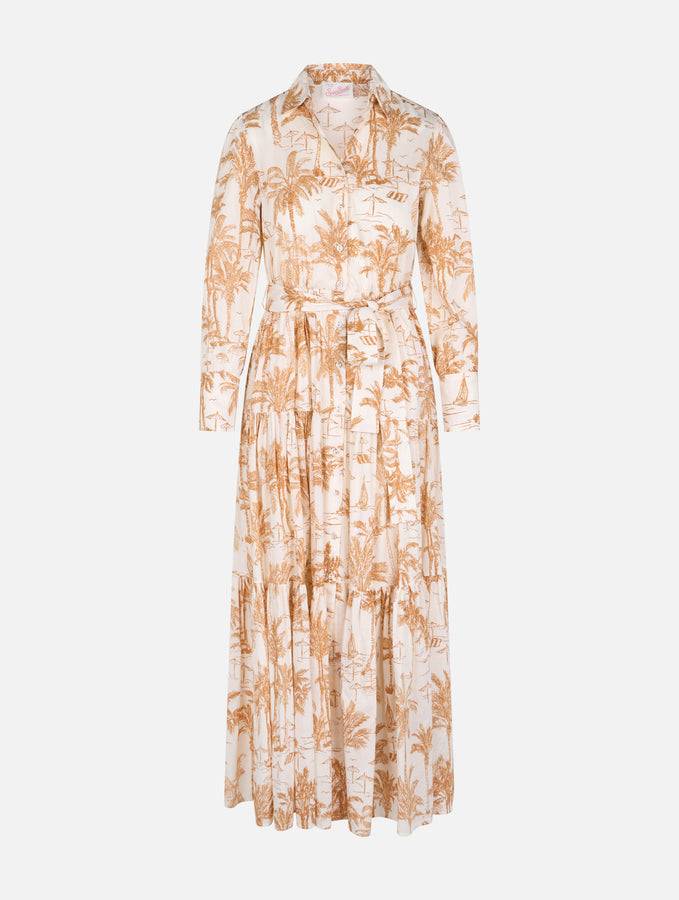 Mc2 Saint Barth Abito da donna in cotone Toile de Jouy Jensen Offerta natalizia