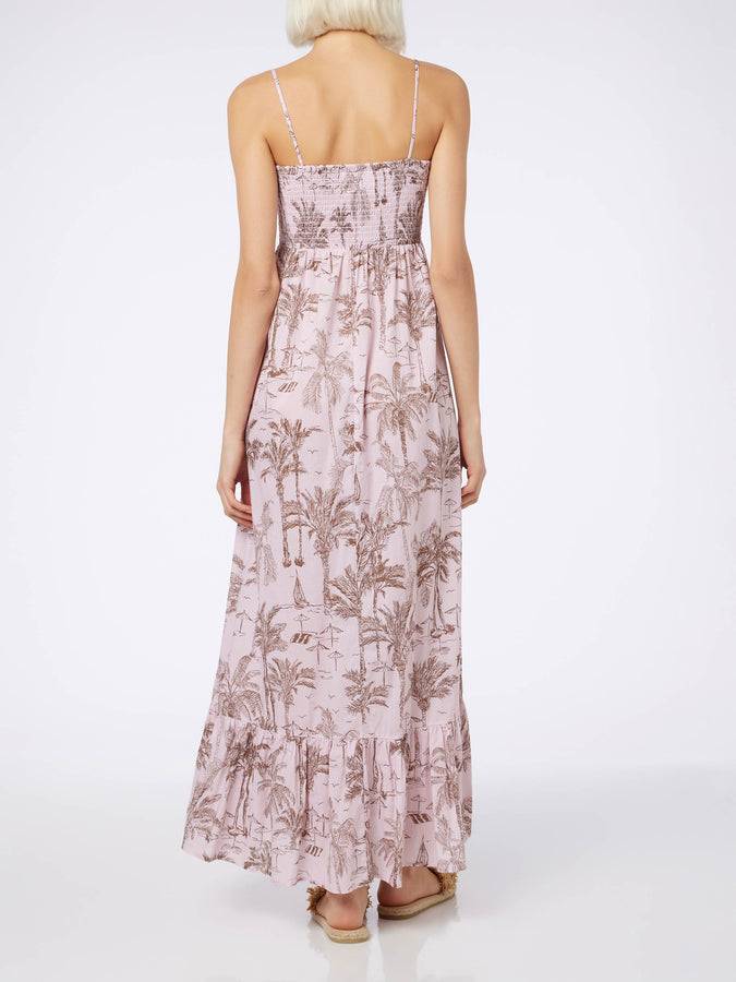 Mc2 Saint Barth Abito Jemma da donna in cotone con ricamo punto smock Offerta migliore