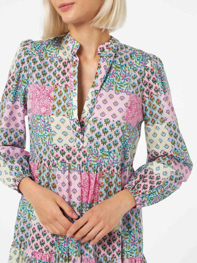 Mc2 Saint Barth Abito Nadja lungo da donna in voile di cotone Online Outlet