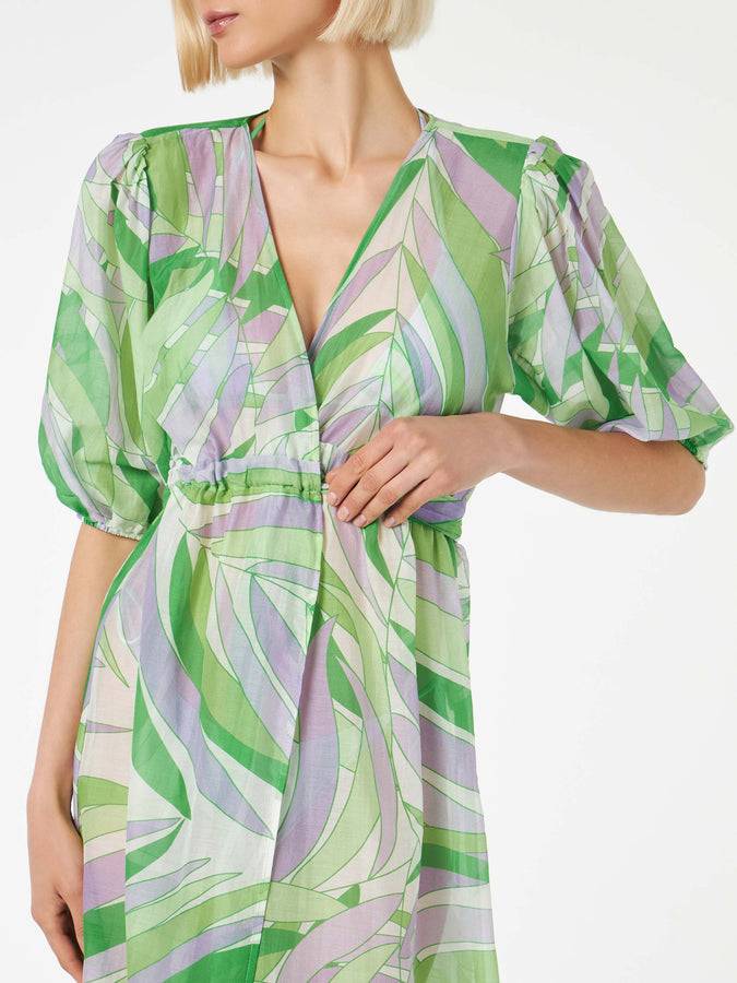 Mc2 Saint Barth Abito lungo in cotone e seta Liquidazione